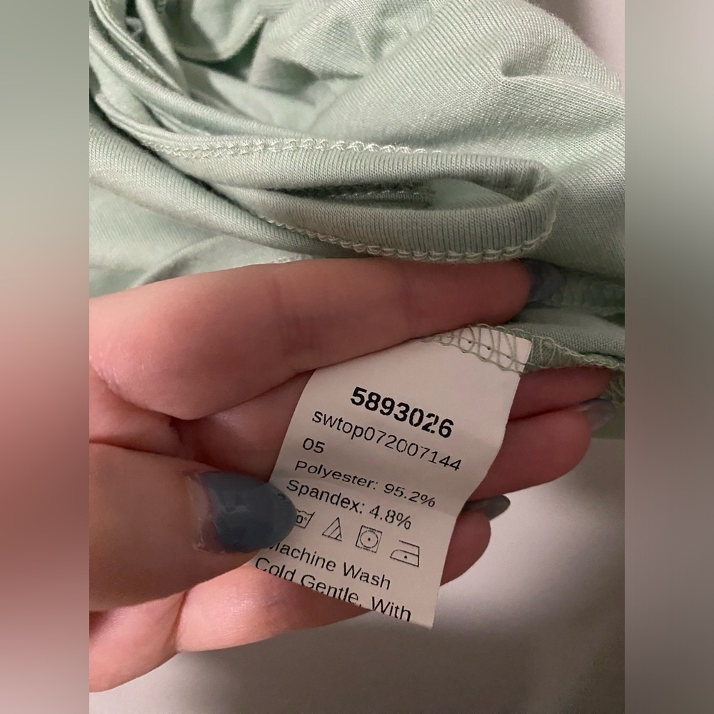Shein Mint Green Cropped Tank Top - Picture 5 of 6